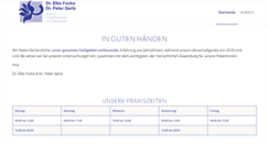 Desktop Screenshot of gyn-gertz-focke.de